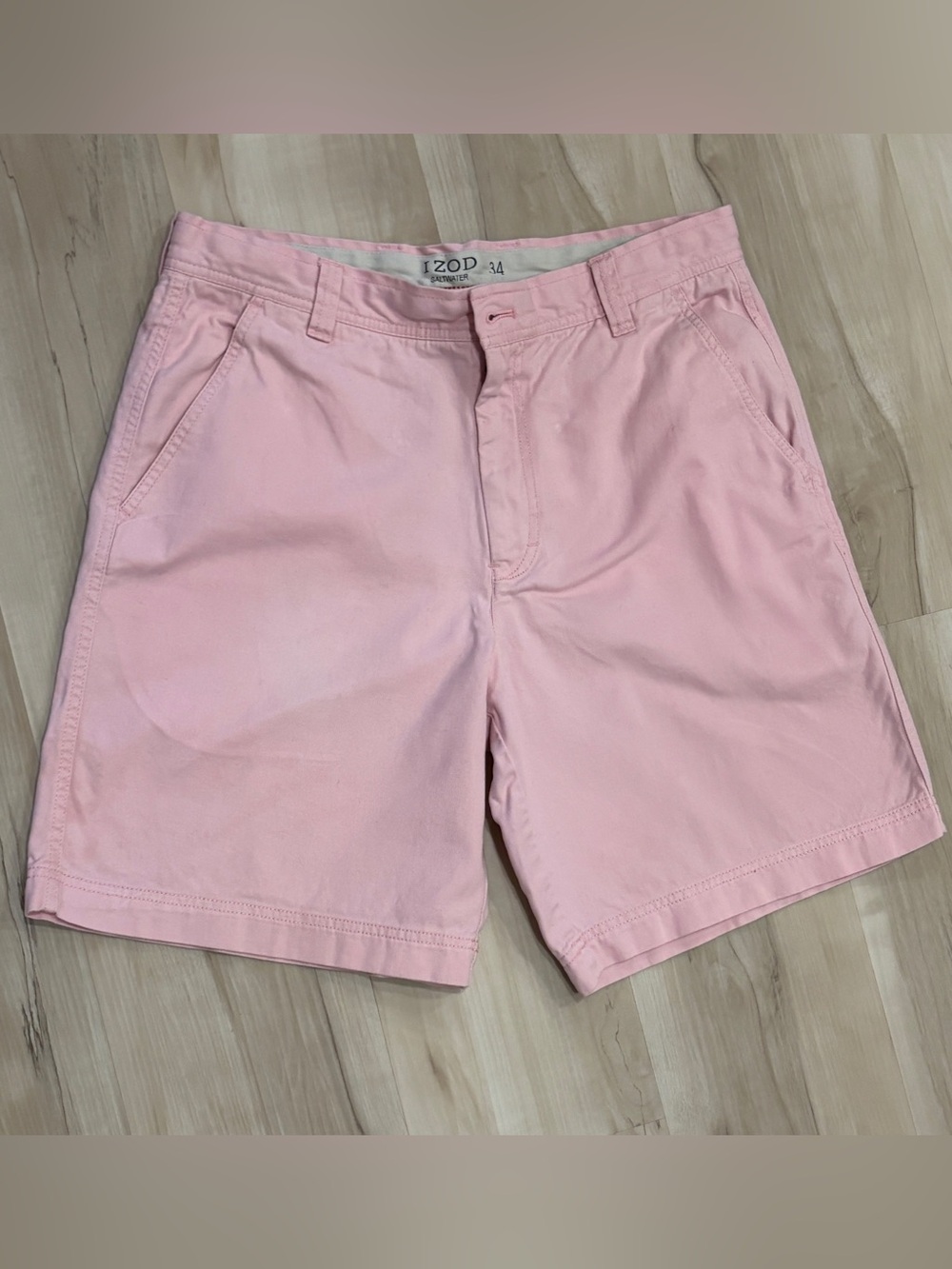 IZOD Pink Men’s Chino Shorts 9”
